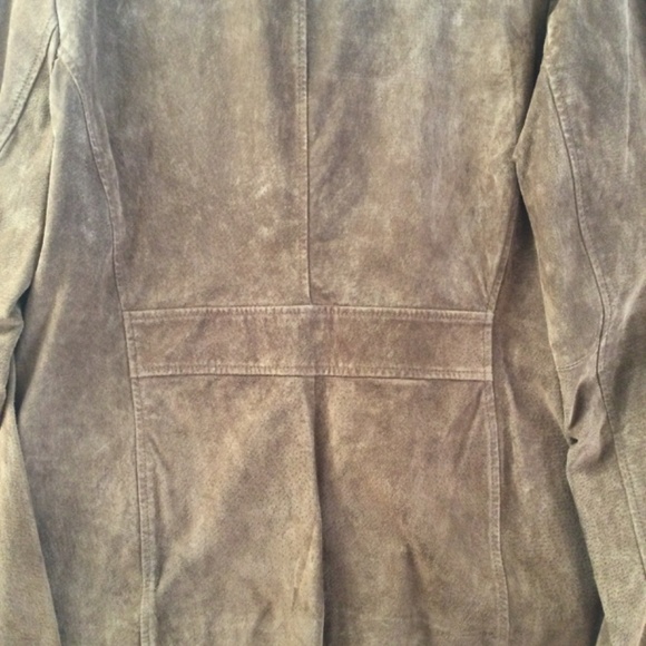 Style&CO. GENUINE LEATHER CARAMEL BLAZER From Macy’s - Picture 5 of 17